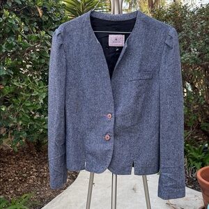 Vintage Gray Women's Blazer and skirt set M